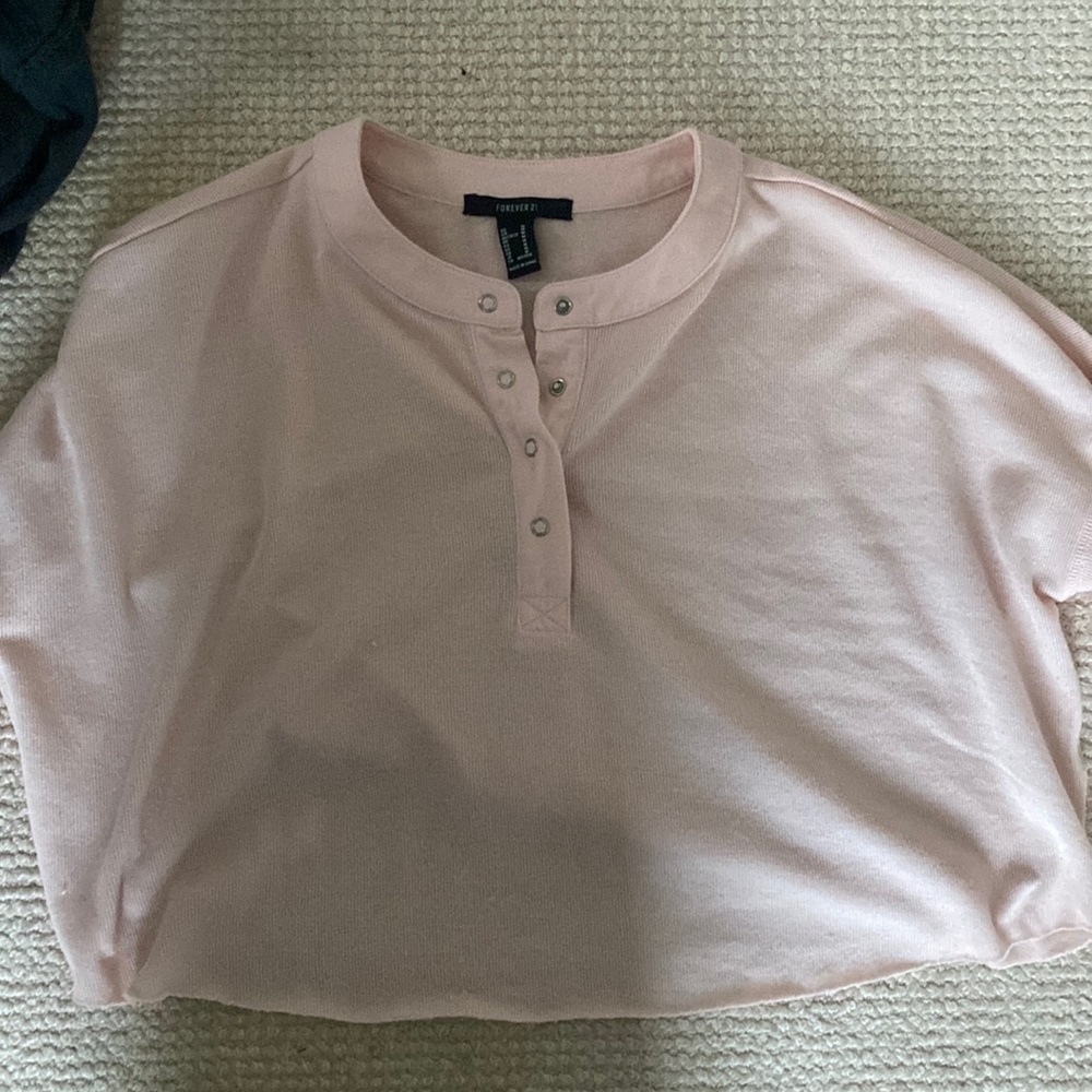 forever 21 cropped sweater M